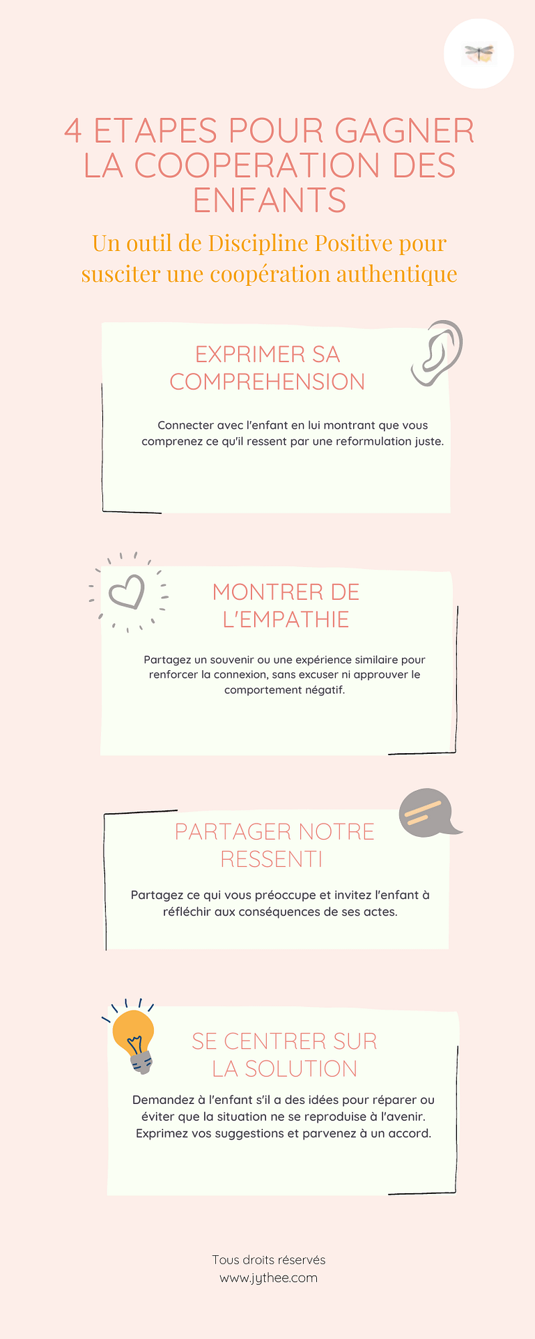 infographie comment susciter coopération enfant